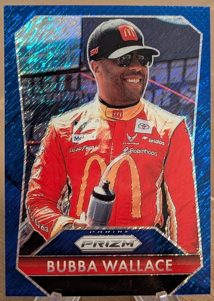 2025 Prizm 2016 Flashback FOTL Blue Shimmer SSP 7/10 Bubba Wallace