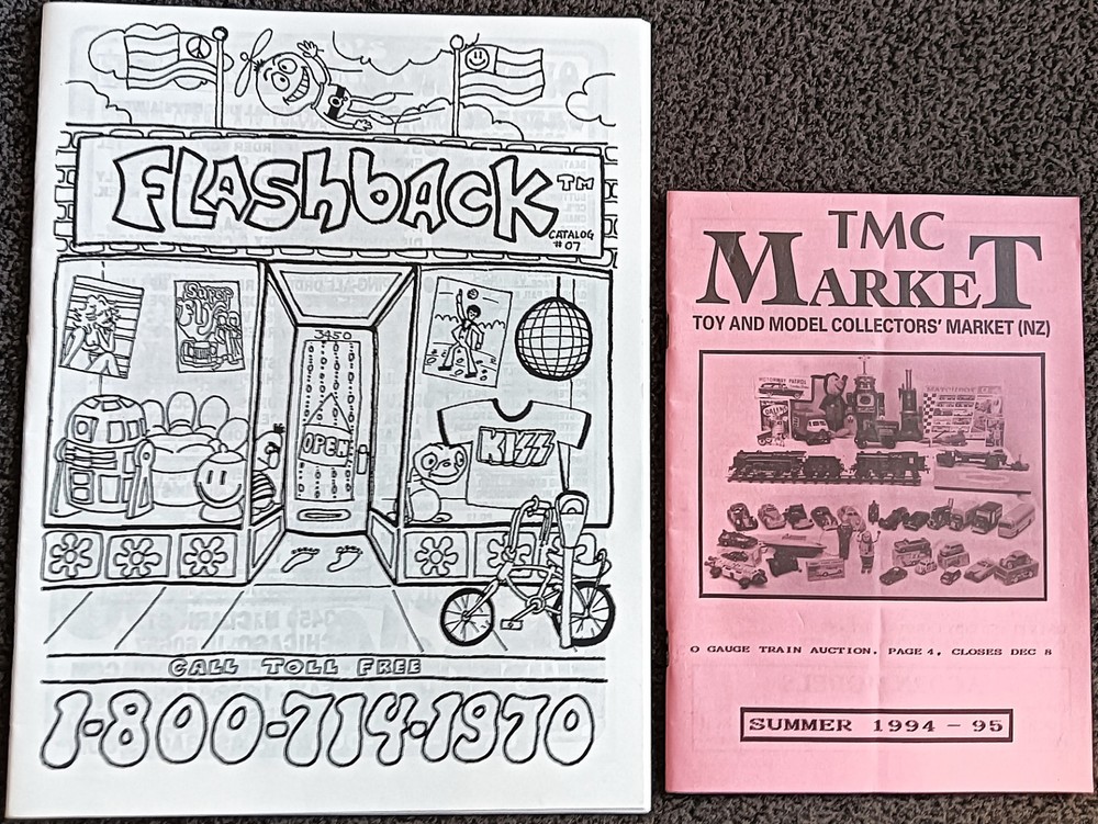 Toy & Model Collectors Catalog + USA Flashback Catalog Charlies Angels, Madonna