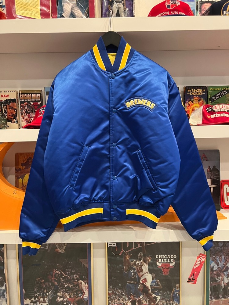 NWT Vintage Brewers Starter Jacket Sz L
