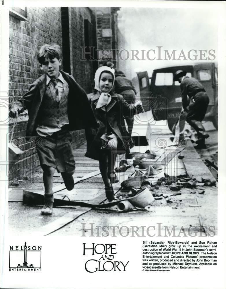 1988 Press Photo Sebastian Rice-Edwards & Geraldine Muir in 