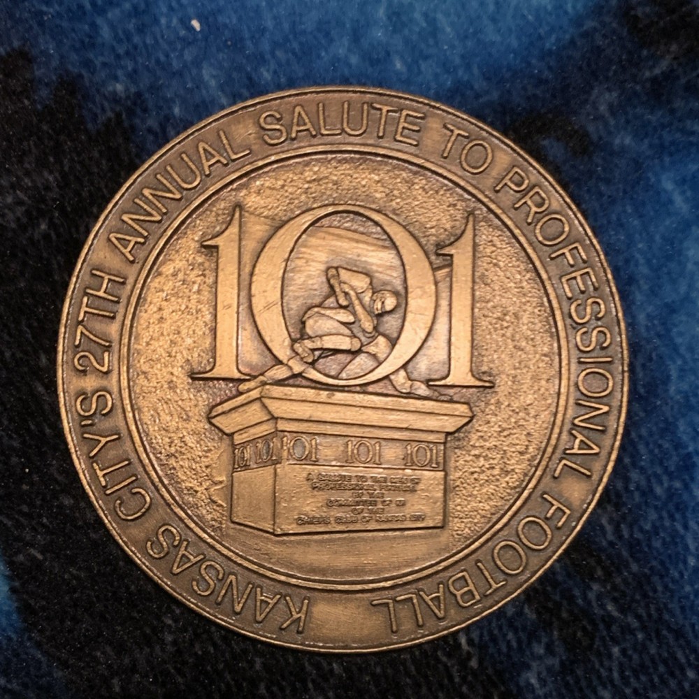 Kansas City's 27th Annual Salute to Professional Football Bronze Medal
