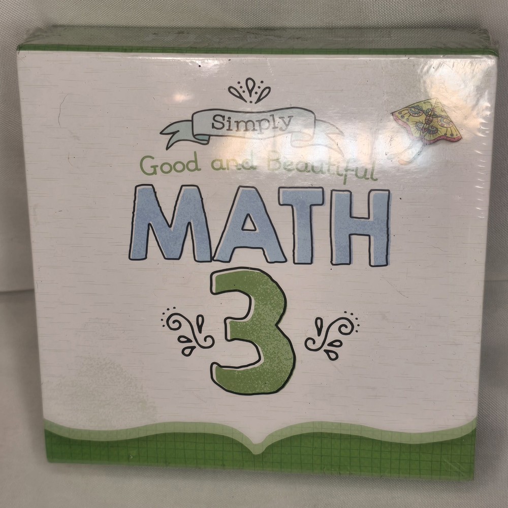 Simply Good & Beautiful Math 3 Box Manipulatives 3rd Grade Current Edition