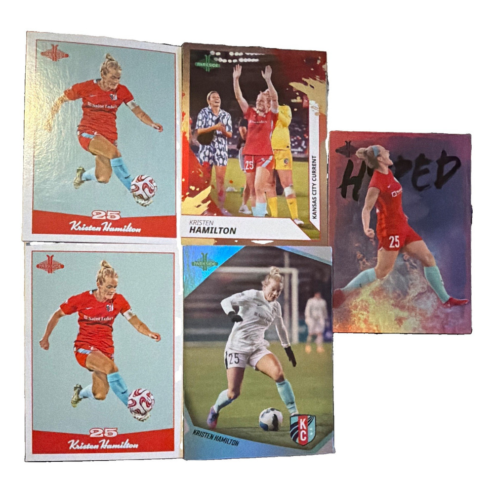 Parkside Kristen Hamilton Kansas City Current 5-Card Lot 2024 NWSL #14 #35 #50