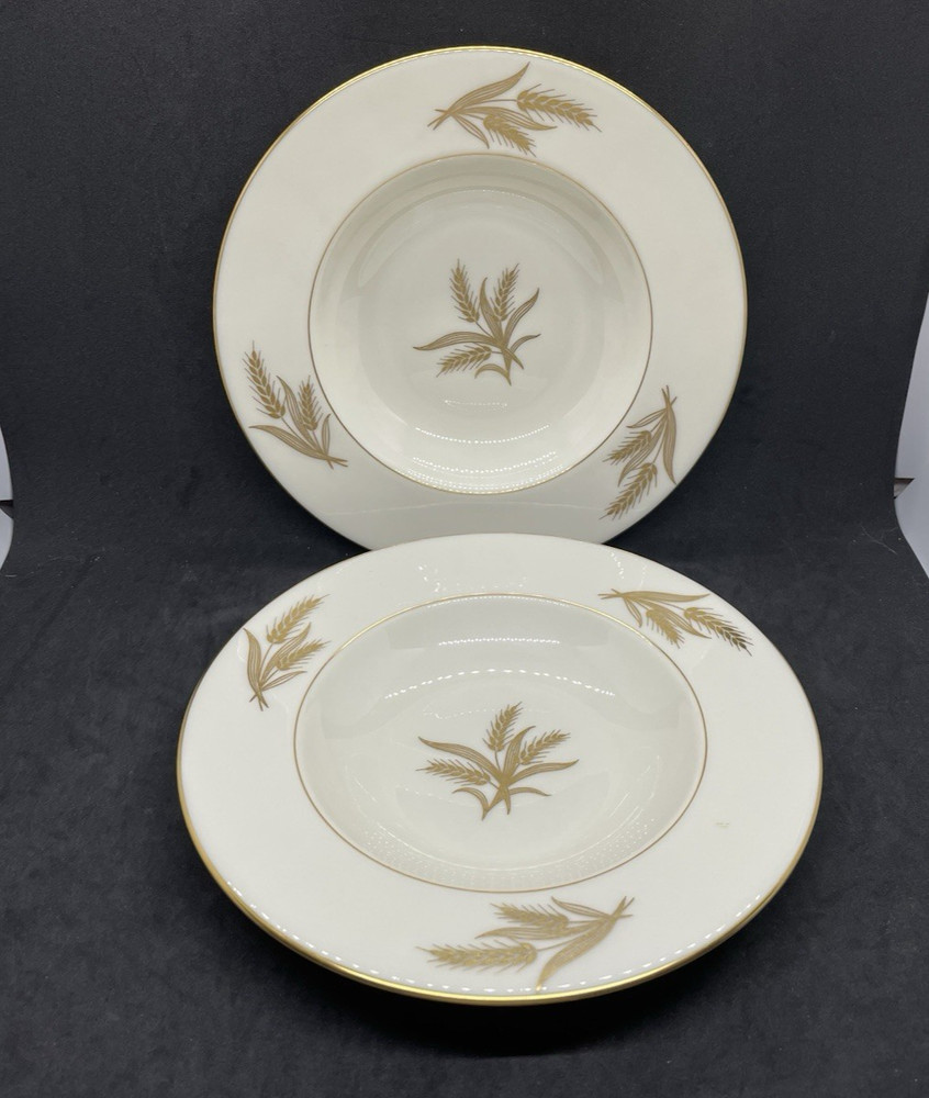 Lenox Harvest Rimmed Soup Bowls, Set of 2