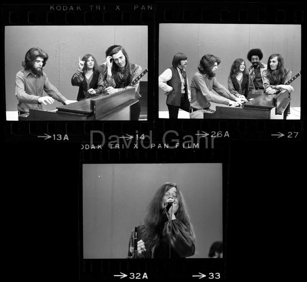 '69 Janis Joplin Kozmic Blues Band Ed Sullivan Show Old 35mm 3 Negative Lot B664