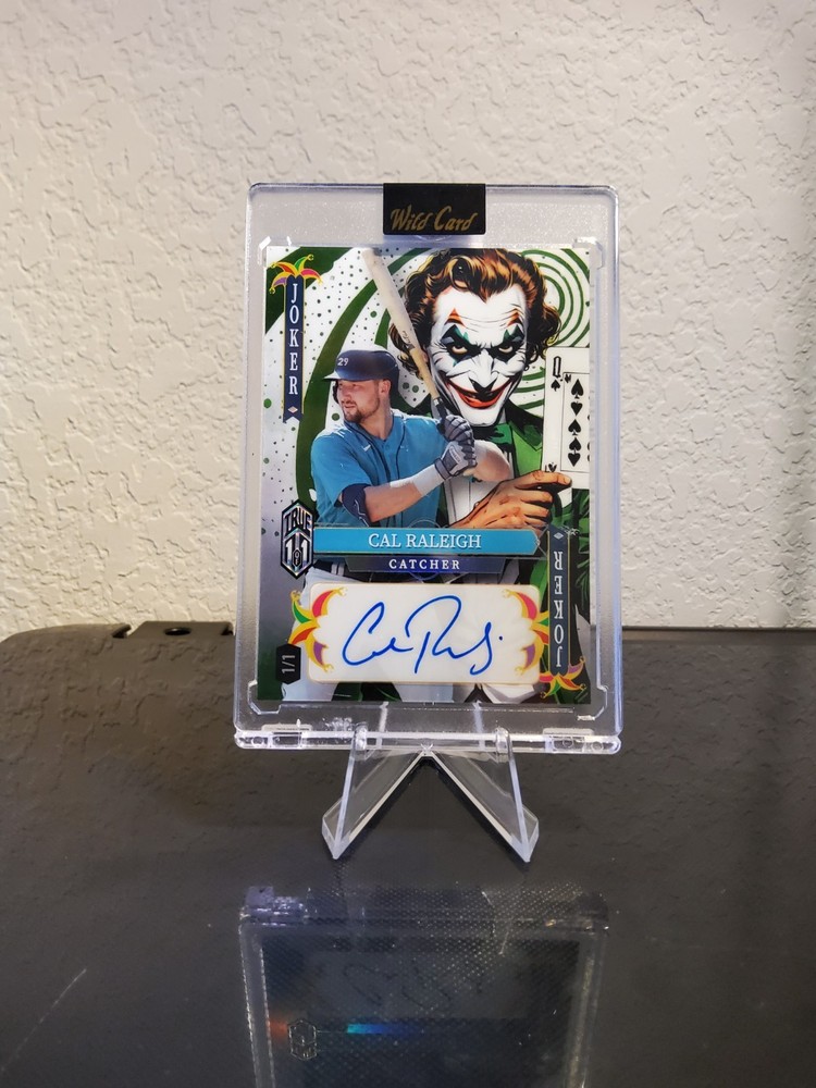 Cal Raleigh True 1/1 Auto - 2025 Wild Card Jokers Wild