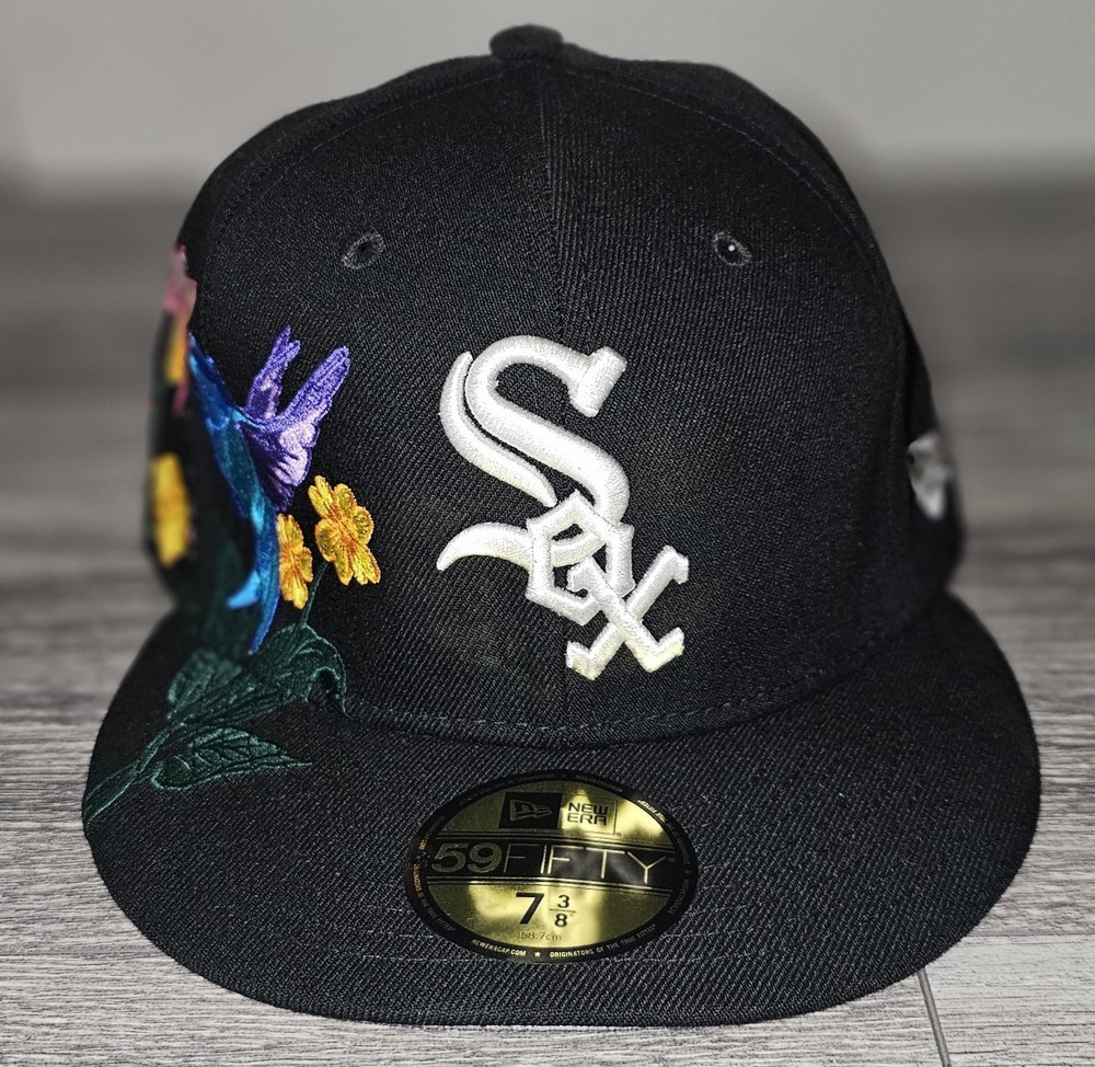 Chicago White Sox New Era 59FIFTY Fitted Hat Blooming Spring Embroidered (7 3/8)