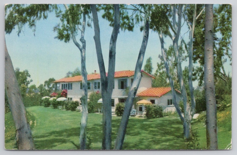 Rancho Santa Fe California The Inn Camellia Cottage Vintage Postcard