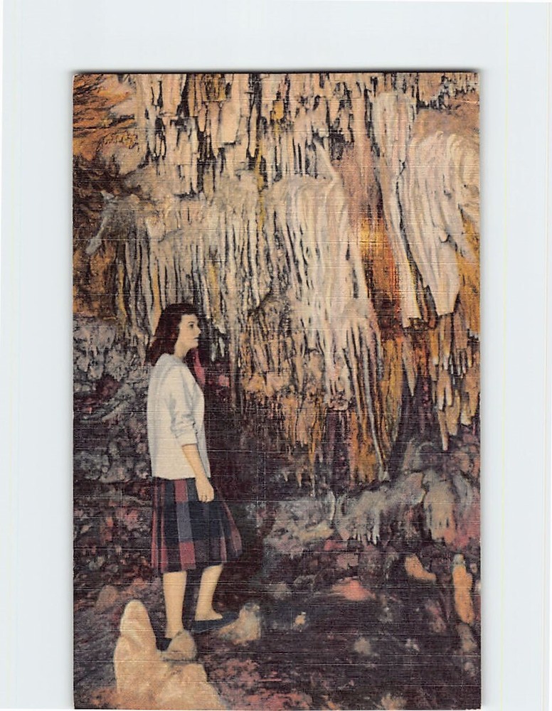 Postcard Chapel North Cave Cave of the Mounds Blue Mounds Wisconsin USA