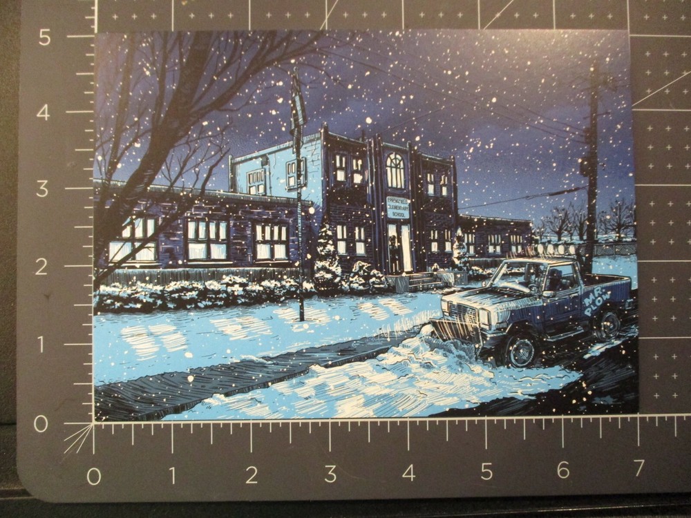 TIM DOYLE Art 5X7 Postcard SIMPSONS Armin Tamzarian NIGHT like poster print O