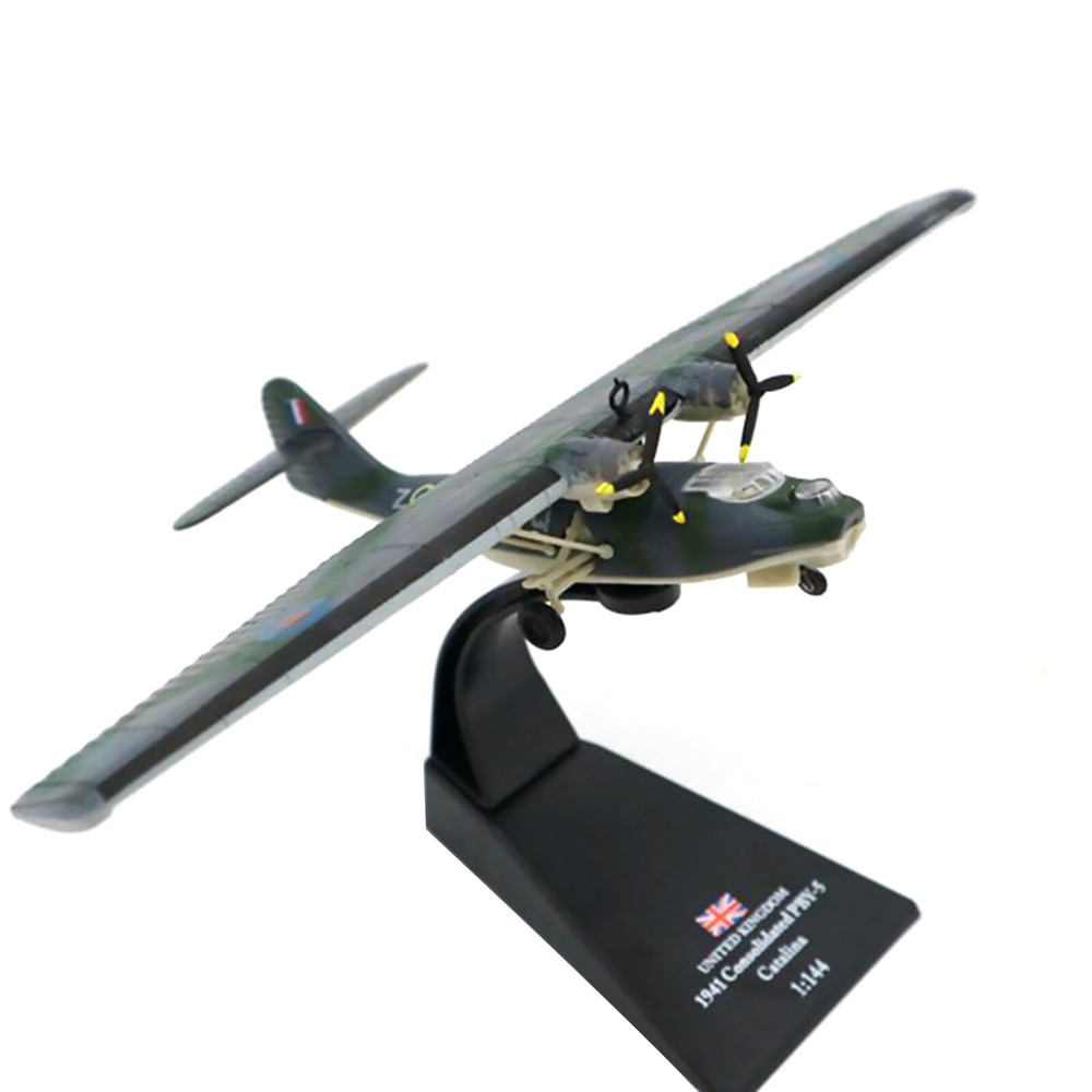 1/144 WW2 UK RAF Classic PBY 5 Catalina Fighter Aircraft Model Military Ornament