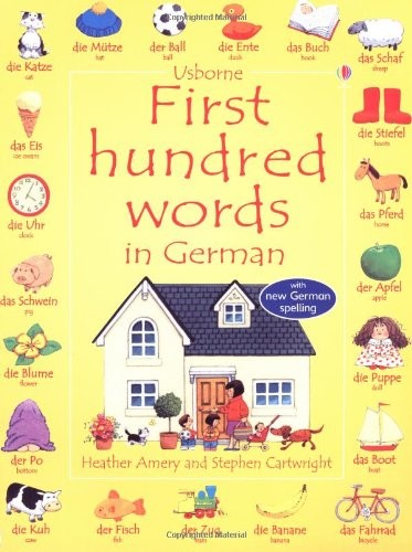 First Hundred Words in German (Usborne First Hundre... by Heather Amery HardbackFREE US DELIVERY | ISBN: 0746058225 | Quality Books