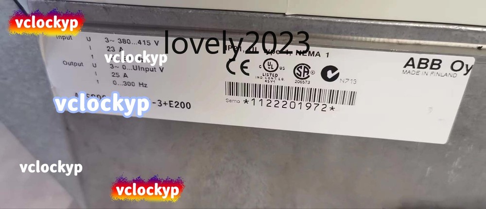 1pc used ABB inverter ACS800-01-0016-3+P901