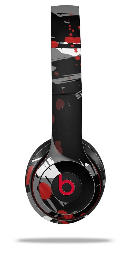 Skin Beats Solo 2 3 Abstract 02 Red Wireless Headphones NOT INCLUDED