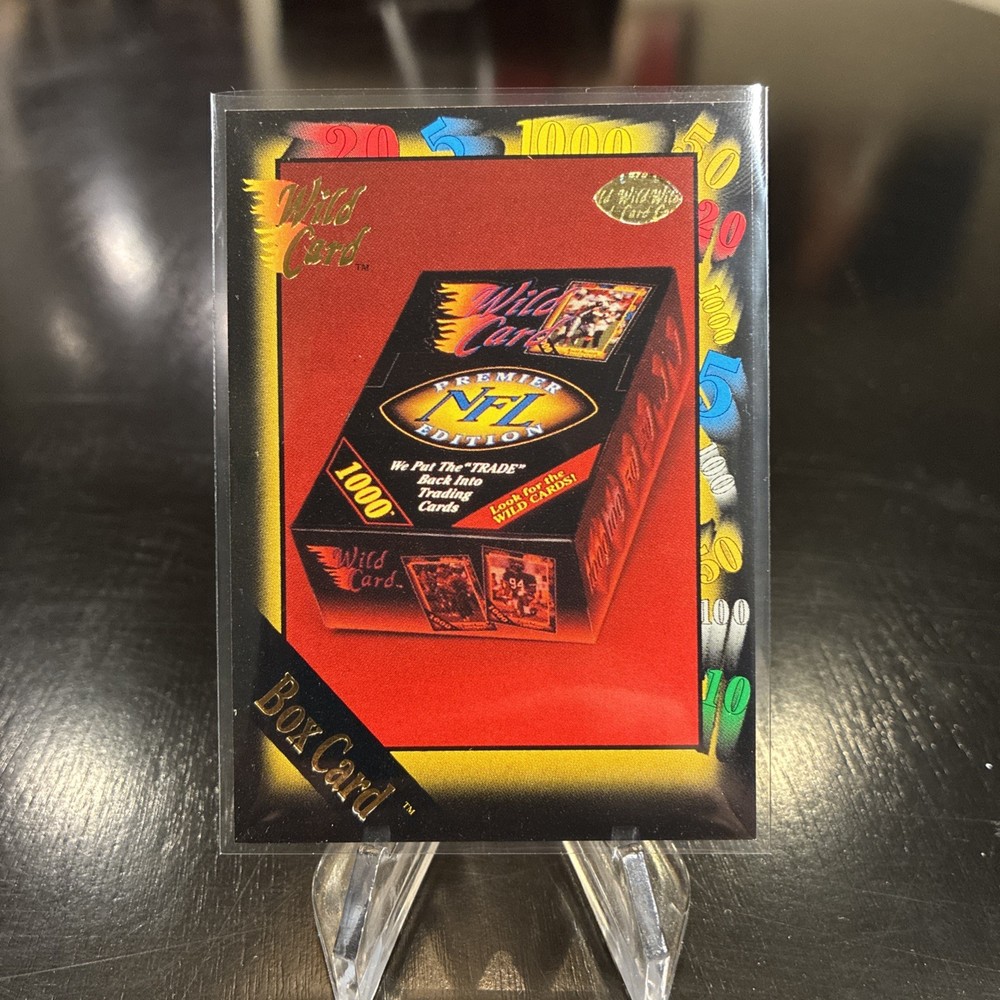 1991 Wild Card 1000 Stripe Box Redemption Card Rare