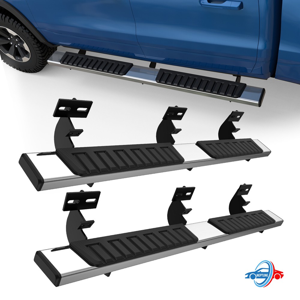 6'' Running Board Side Step Nerf Bar For 2009-23 Dodge Ram 1500 Classic Crew Cab