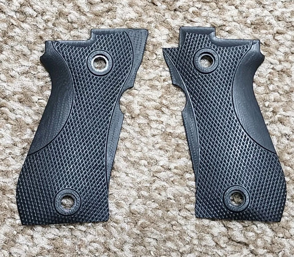 Beretta 84 | 81 Thin Checkered G10 Grips - LOK Grips