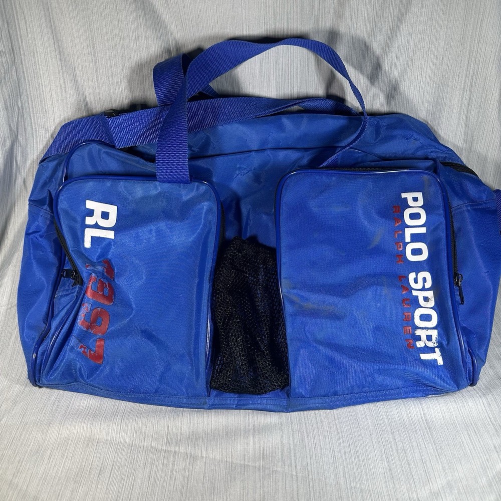 Used Vintage Polo Sport Ralph Lauren Duffle Gym Bag