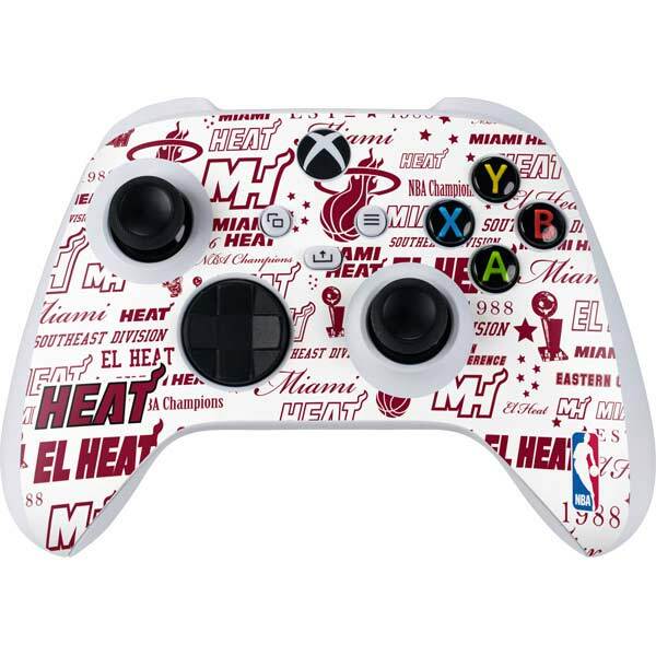 NBA Miami Heat Xbox Series S Controller Skin - Miami Heat Historic Blast