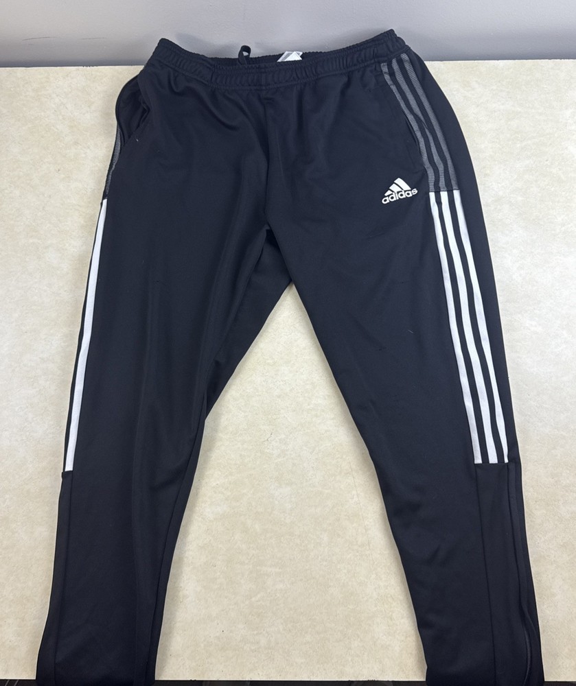 Adidas Pants Size XL Black AEROREADY Primegreen Tapered Athletic Joggers