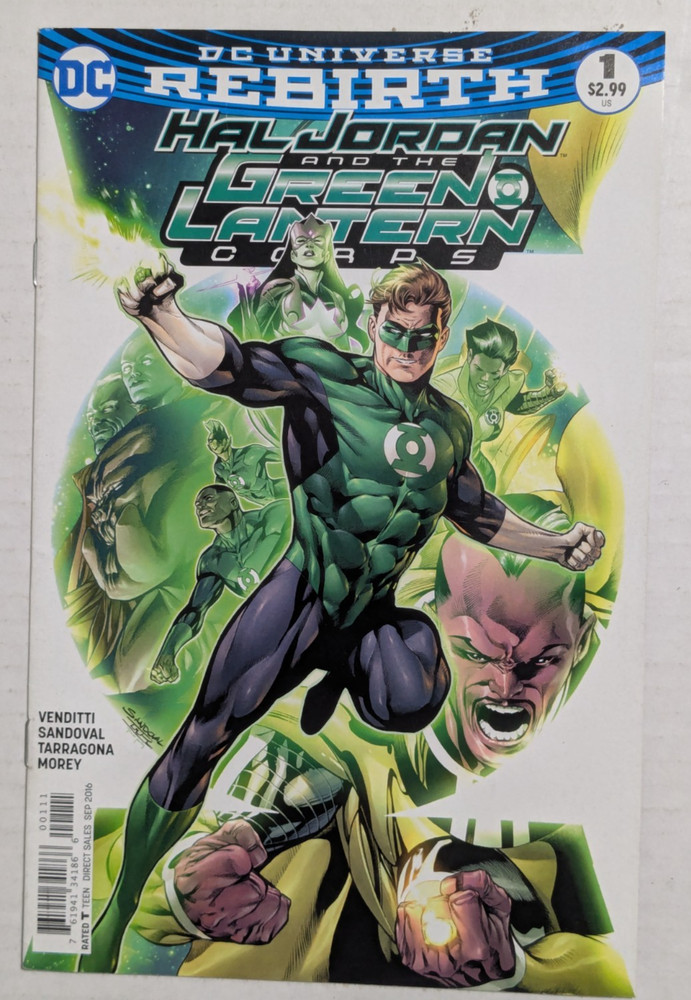 2016 DC Rebirth #1 Hal Jordan & the Green Lantern Corps - VF/NM Buy 3 = 25% off
