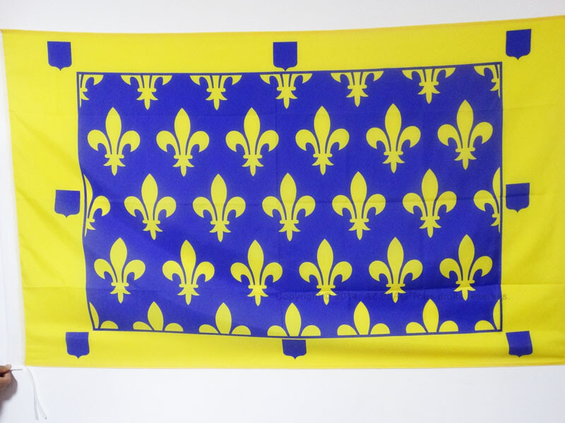 Ardèche France Flag 2x3 Feet with Pole Sleeve - French Department 60x90cm