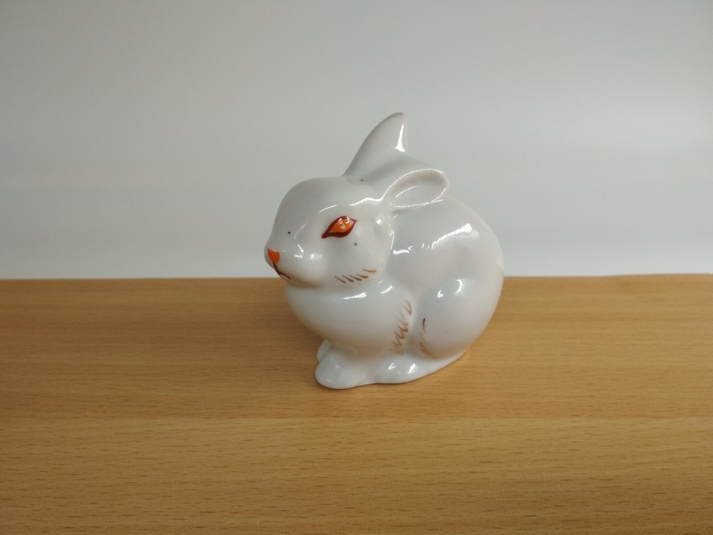 Soviet porcelain figurine, bunny, USSR vintage, *144