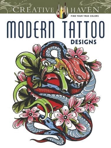 Erik Siuda Creative Haven Modern Tattoo Designs Coloring Book (Paperback)Another great item from Rarewaves USA | Free delivery!