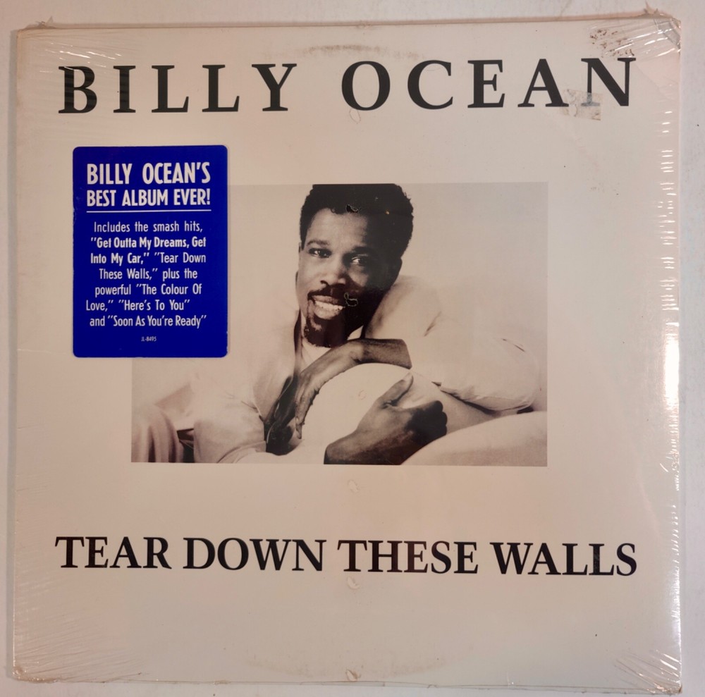 Billy Ocean Tear Down These Walls LP SEALED Hype sticker