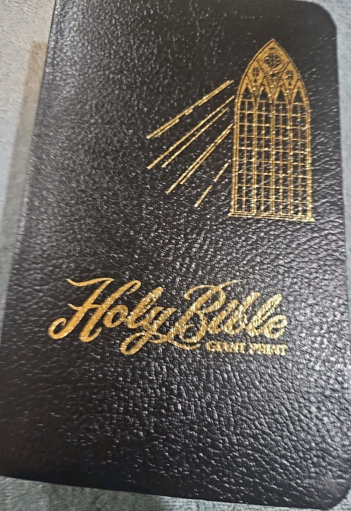 Holy Bible Giant Print King James Red Letter Edition KJV Crusade 1973 Vintage