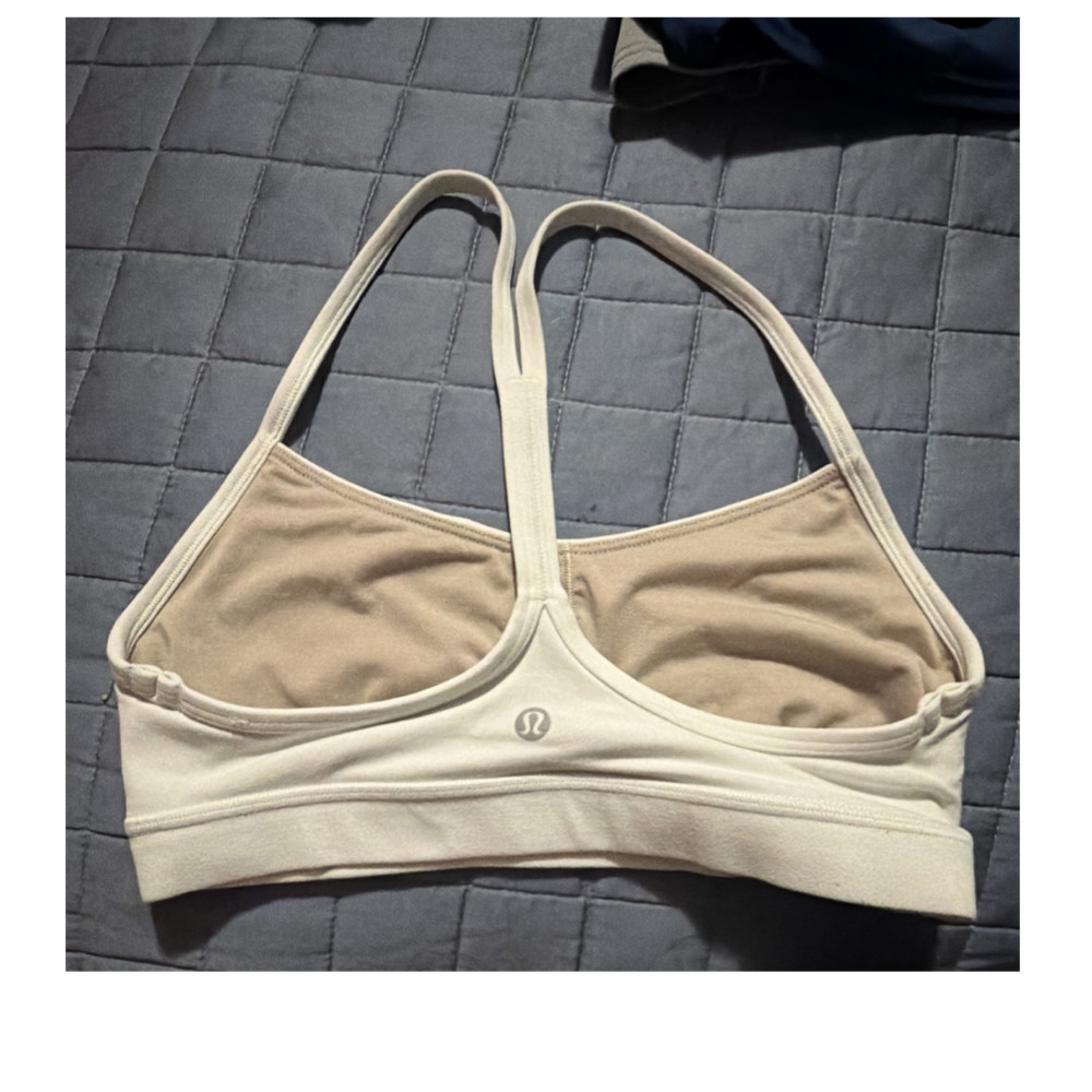 Lululemon Sports Bra White Racerback Size S Women's Pullover Wireless