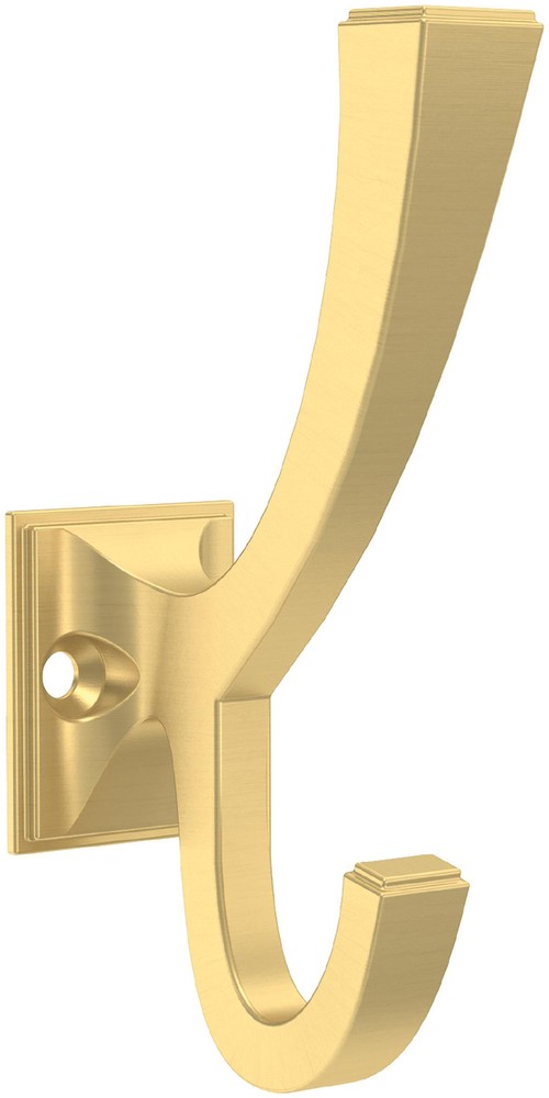 Franklin Brass B47250K-C 1-Inch Gold Classic Edge Coat Hook
