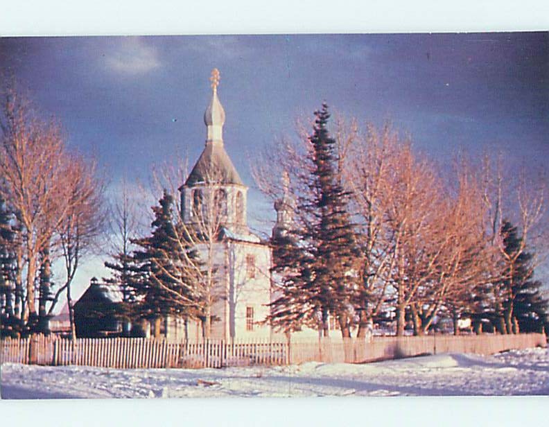 Pre-1980 CHURCH SCENE Kenai Alaska AL m/09 AD0652