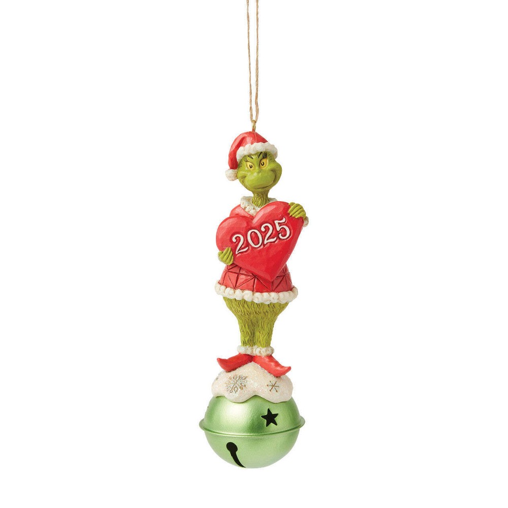 Grinch on Bell 2025 Christmas Ornament