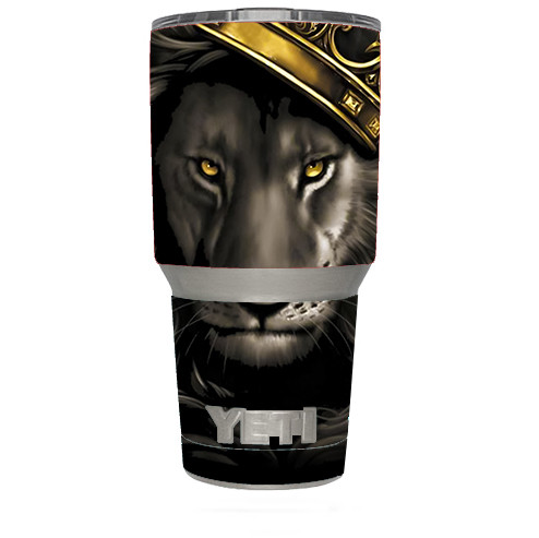 Skin Decal (6-piece kit) for Yeti 30 oz Rambler Tumbler Cup / The King of the J
