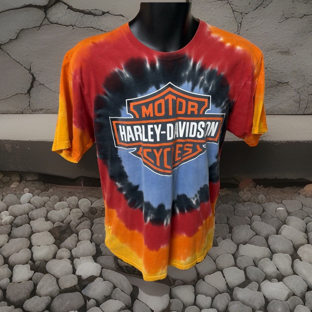 Vintage 90s Harley Davidson Tie Dye T Shirt San Diego California Men’s M