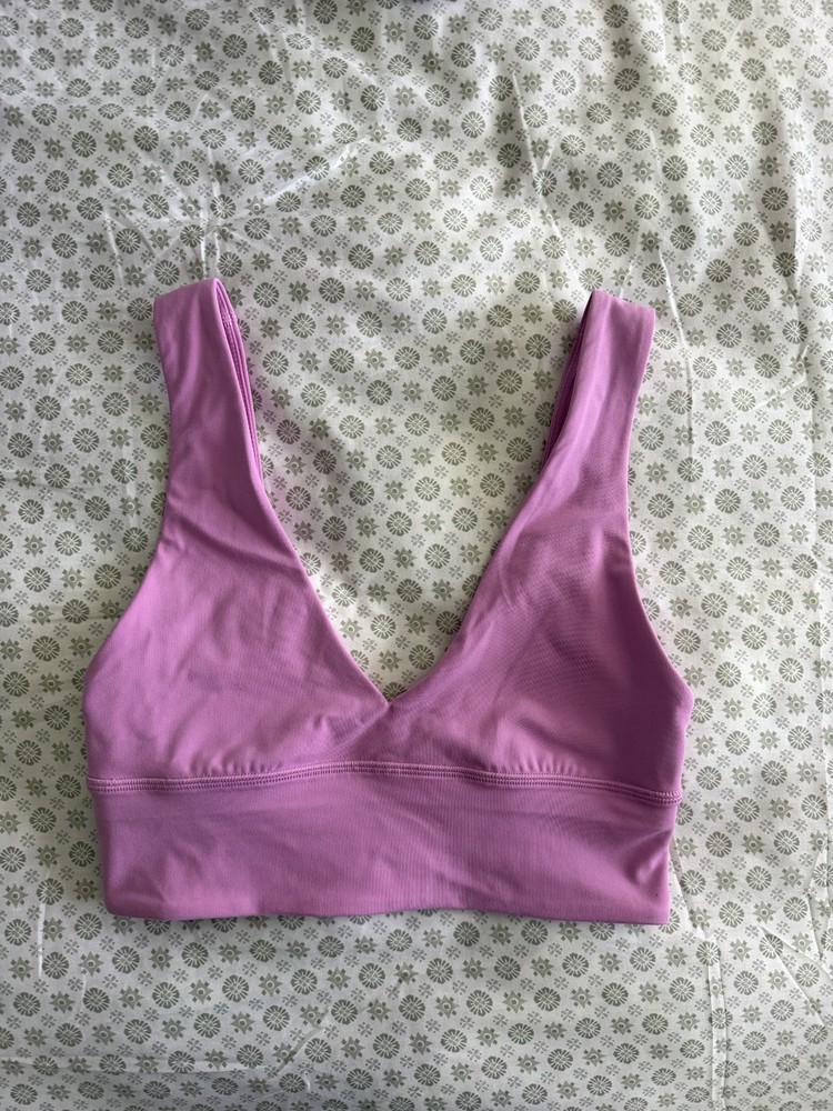 Lululemon Align V-Neck Bra Light Support, A/B Cup, Hot Pink