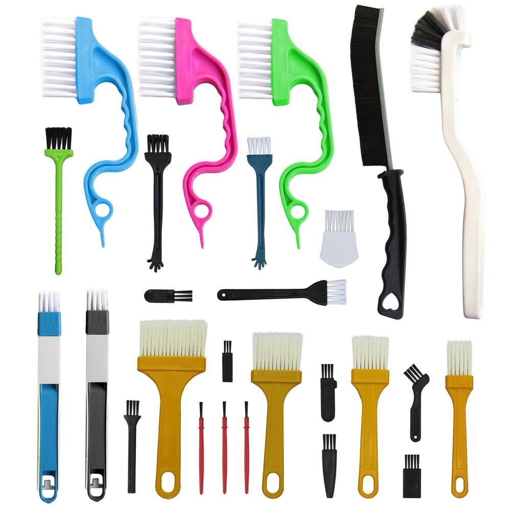 26pcs Small Cleaning Brushcrevice Cleaning Brushes Small Spacesgap Cleaning Tool