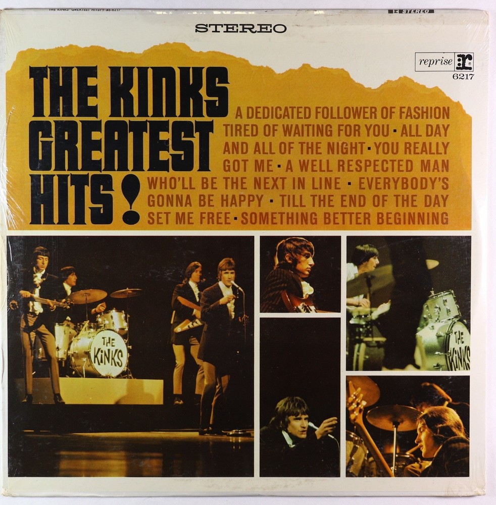 Kinks - Greatest Hits LP - Reprise Stereo SEALED