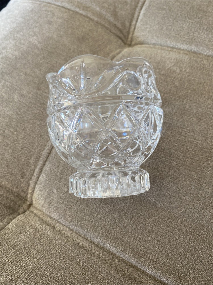 Vintage Fifth Avenue Brighton Votive Lead Crystal Candle Holder