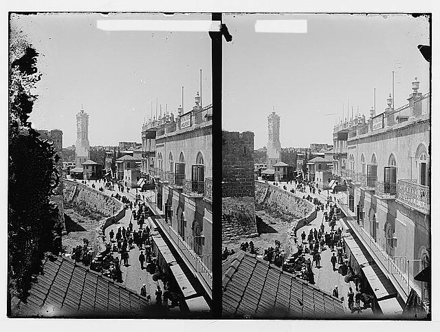 Street scene inside the Jaffa Gate,Jerusalem,Israel,Middle East,The Holy City 1