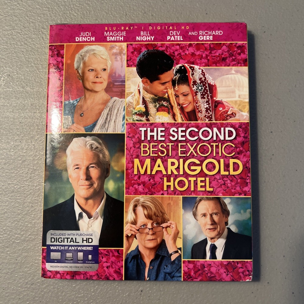 The Second Best Exotic Marigold Hotel (Blu-ray Disc, 2015)