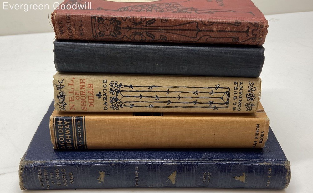 Antique & Vintage Book Lot of 6 - Wee Macgregor, Nell of Shorne Mills & More