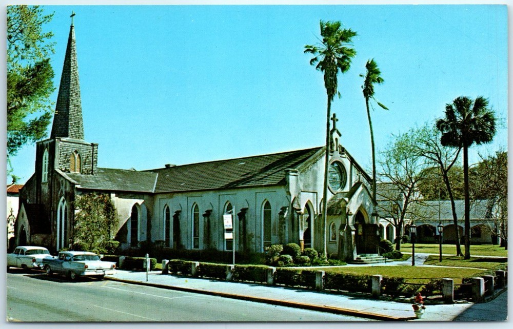 Postcard - Trinity Episcopal Church - St. Augustine, Florida