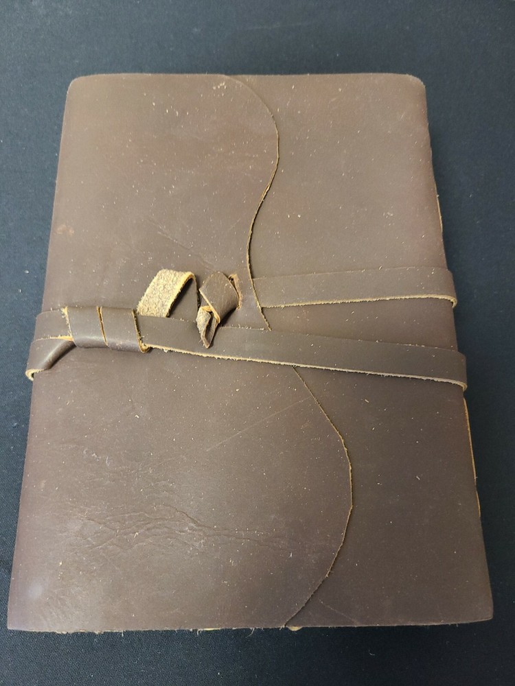 Handmade Rustic Leather Journal Notebook Bound Writing Diary Sketch Deckle Book