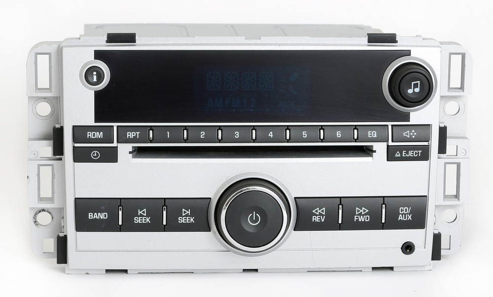 Chevrolet Equinox 2008 Silver Radio AM FM Single Disc w Aux Input 25956995