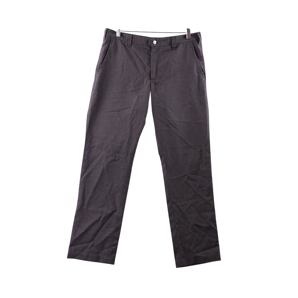 Bluffworks Mens Charcoal Dress Pants Size 35W 32L Made in NYC