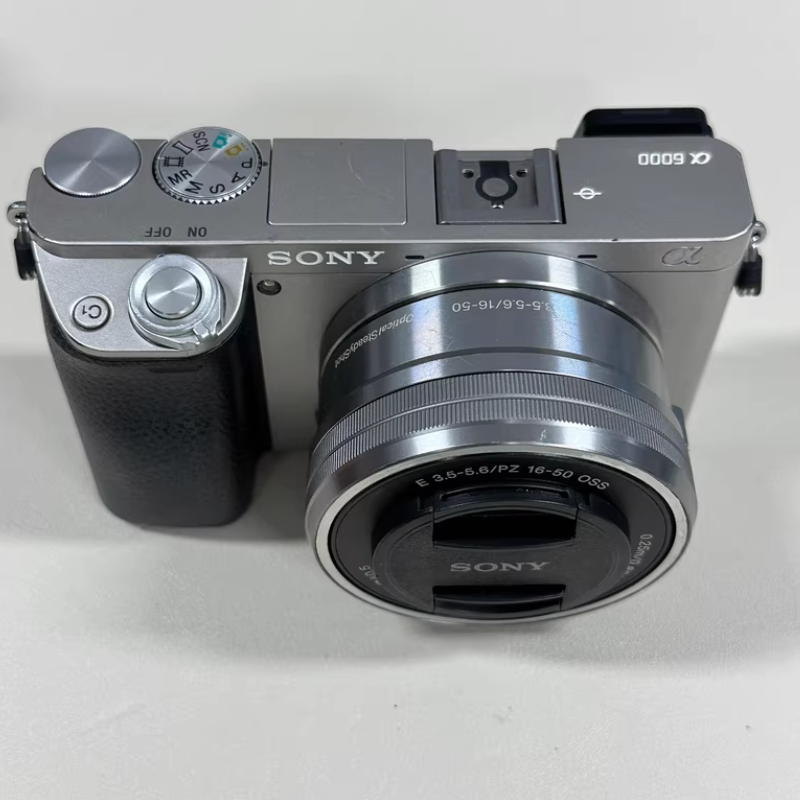Sony Alpha a6000 24.3 MP Mirrorless Camera with 16-50mm Lens English Silver