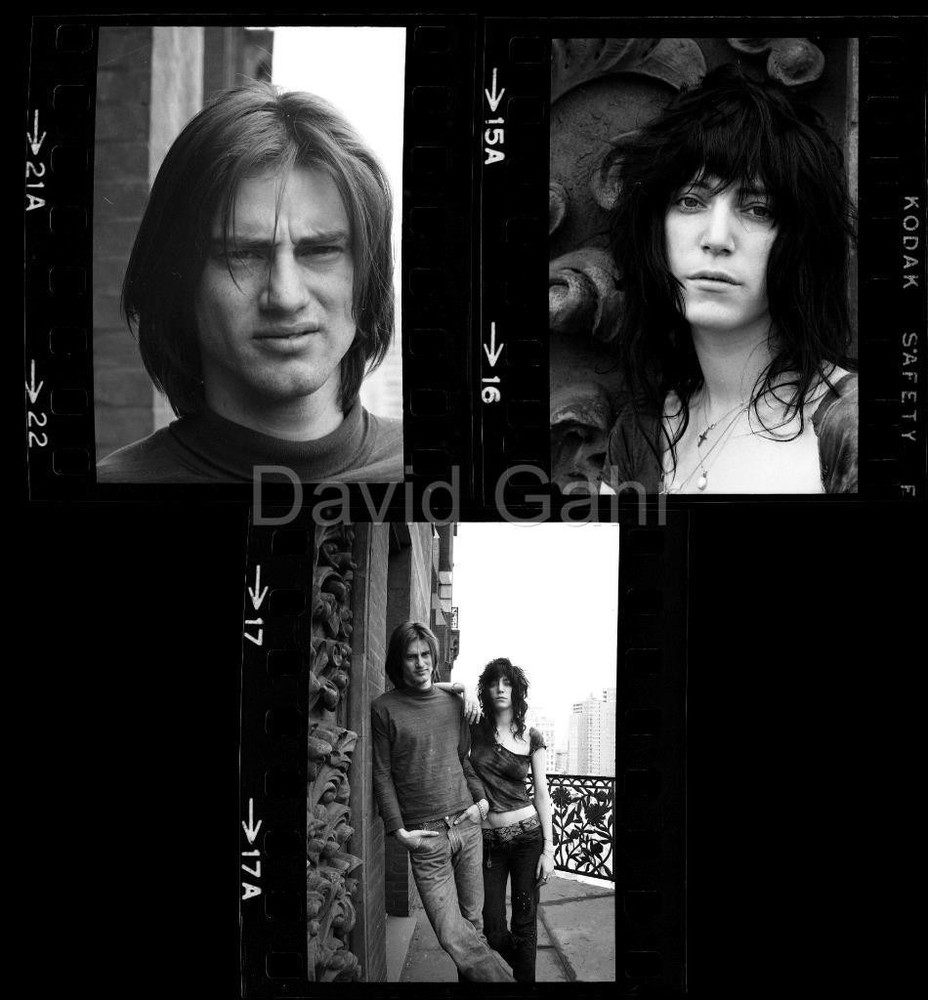 1971 Patti Smith Sam Shepard Chelsea Hotel NYC Original 35mm 3 Negative Lot B637