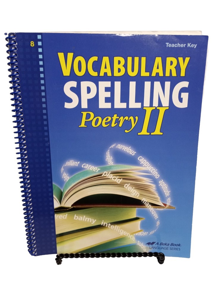 A Beka Book Vocabulary Spelling Poetry II Homeschooling